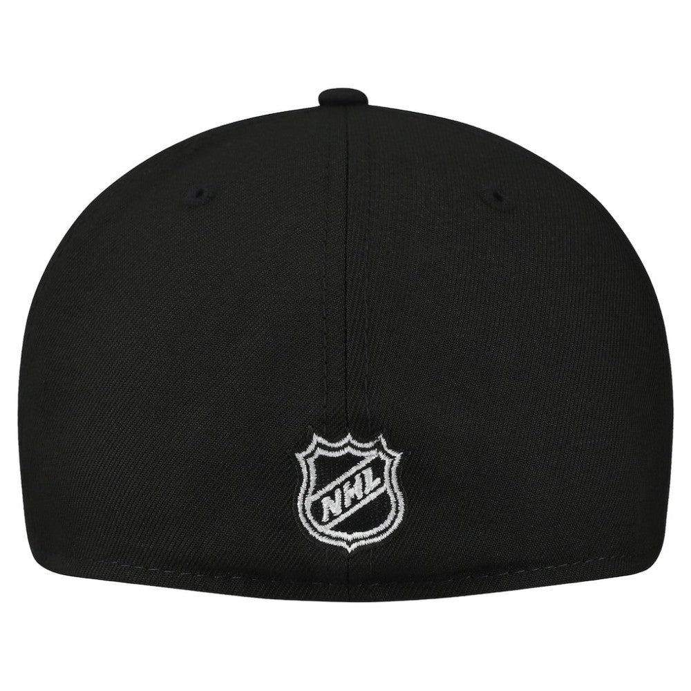 NHL Black Los Angeles Kings New Era Oversized Vintage Arch 59Fifty Fitted Hat