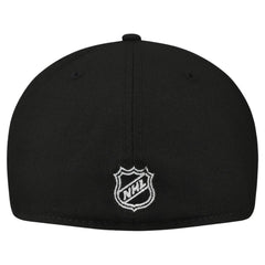 NHL Black Los Angeles Kings New Era Oversized Vintage Arch 59Fifty Fitted Hat