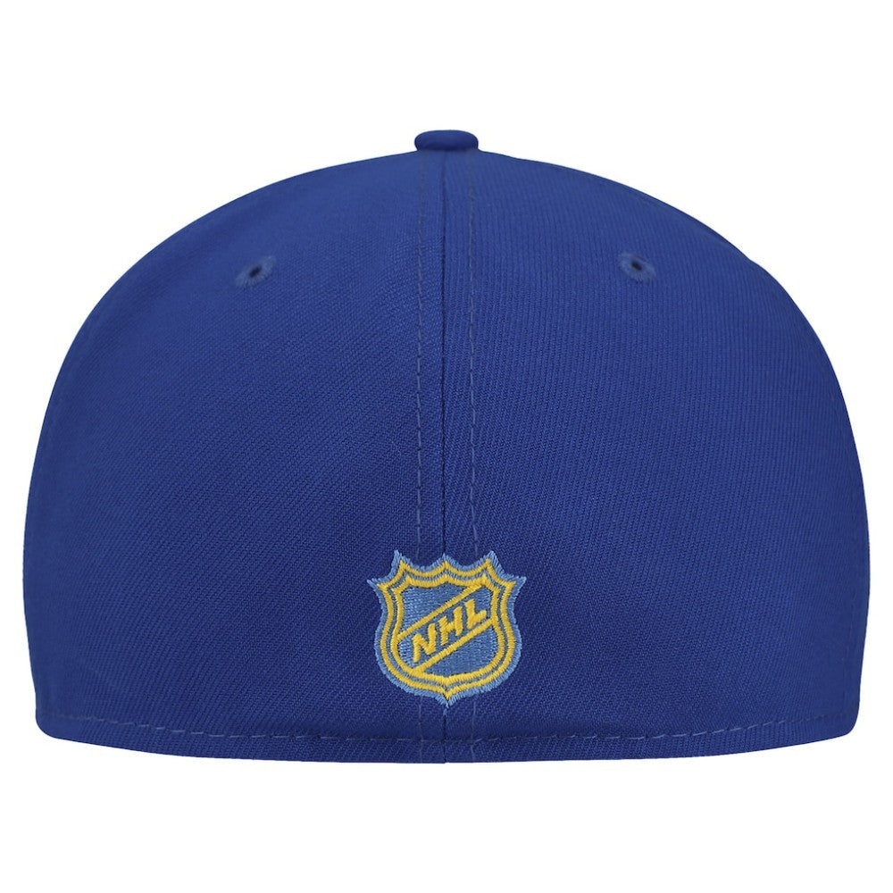 NHL Blue St. Louis Blues New Era Oversized Vintage Arch 59Fifty Fitted Hat