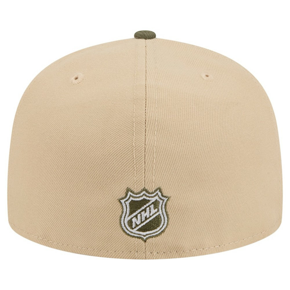 NHL Tan/Olive Washington Capitals New Era Color Pack Two-Tone 59FIFTY A-Frame Fitted Hat