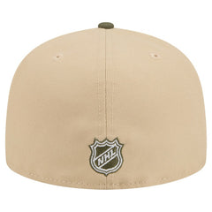 NHL Tan/Olive New York Rangers New Era Color Pack Two-Tone 59FIFTY A-Frame Fitted Hat