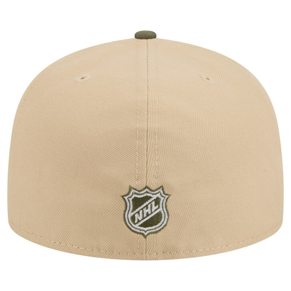 NHL Tan/Olive Philadelphia Flyers New Era Color Pack Two-Tone 59FIFTY A-Frame Fitted Hat