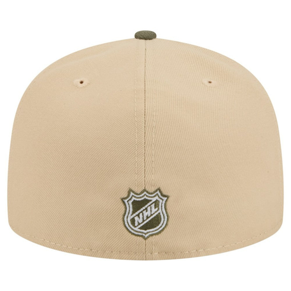 NHL Tan/Olive Pittsburgh Penguins New Era Color Pack Two-Tone 59FIFTY A-Frame Fitted Hat