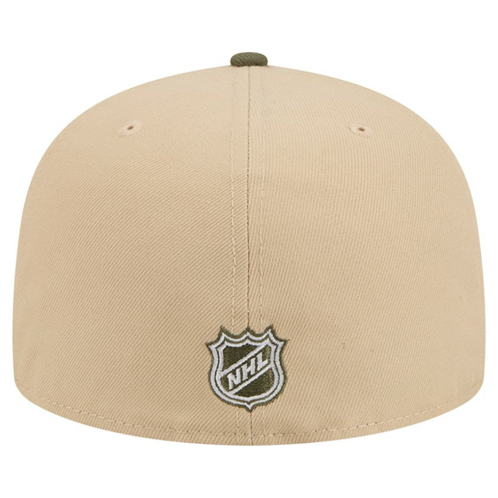 NHL Tan/Olive Colorado Avalanche New Era Color Pack Two-Tone 59FIFTY A-Frame Fitted Hat