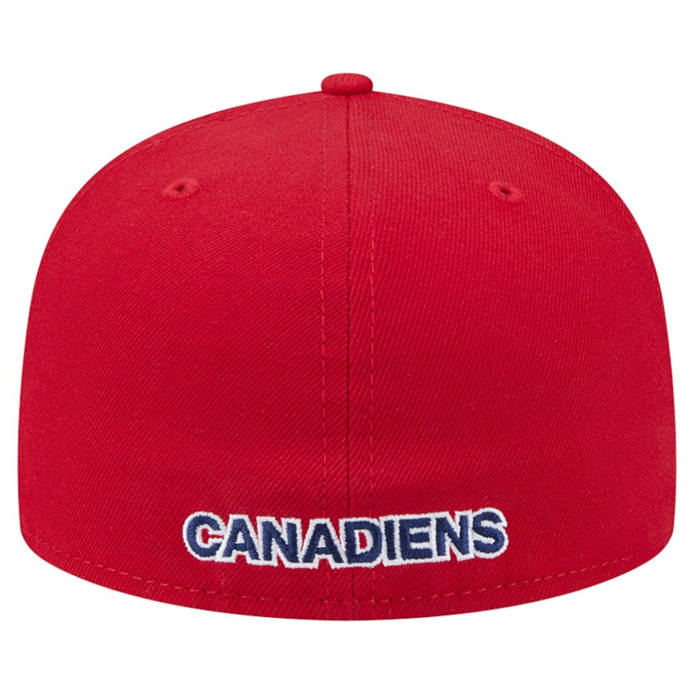 NHL Red Montreal Canadiens New Era Deceptor 59FIFTY Fitted Hat
