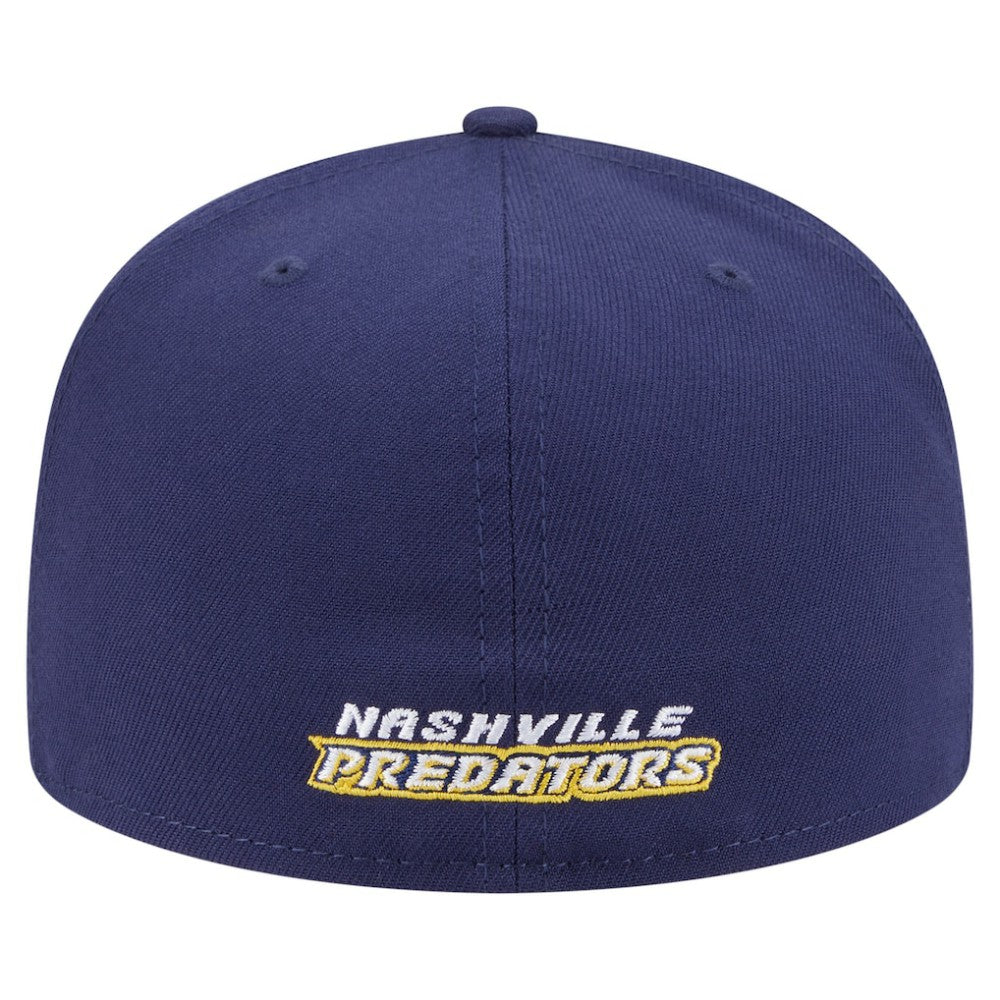 NHL Navy Nashville Predators New Era Deceptor 59FIFTY Fitted Hat