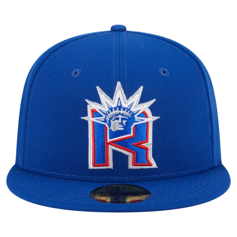 NHL Blue New York Rangers New Era Deceptor 59FIFTY Fitted Hat