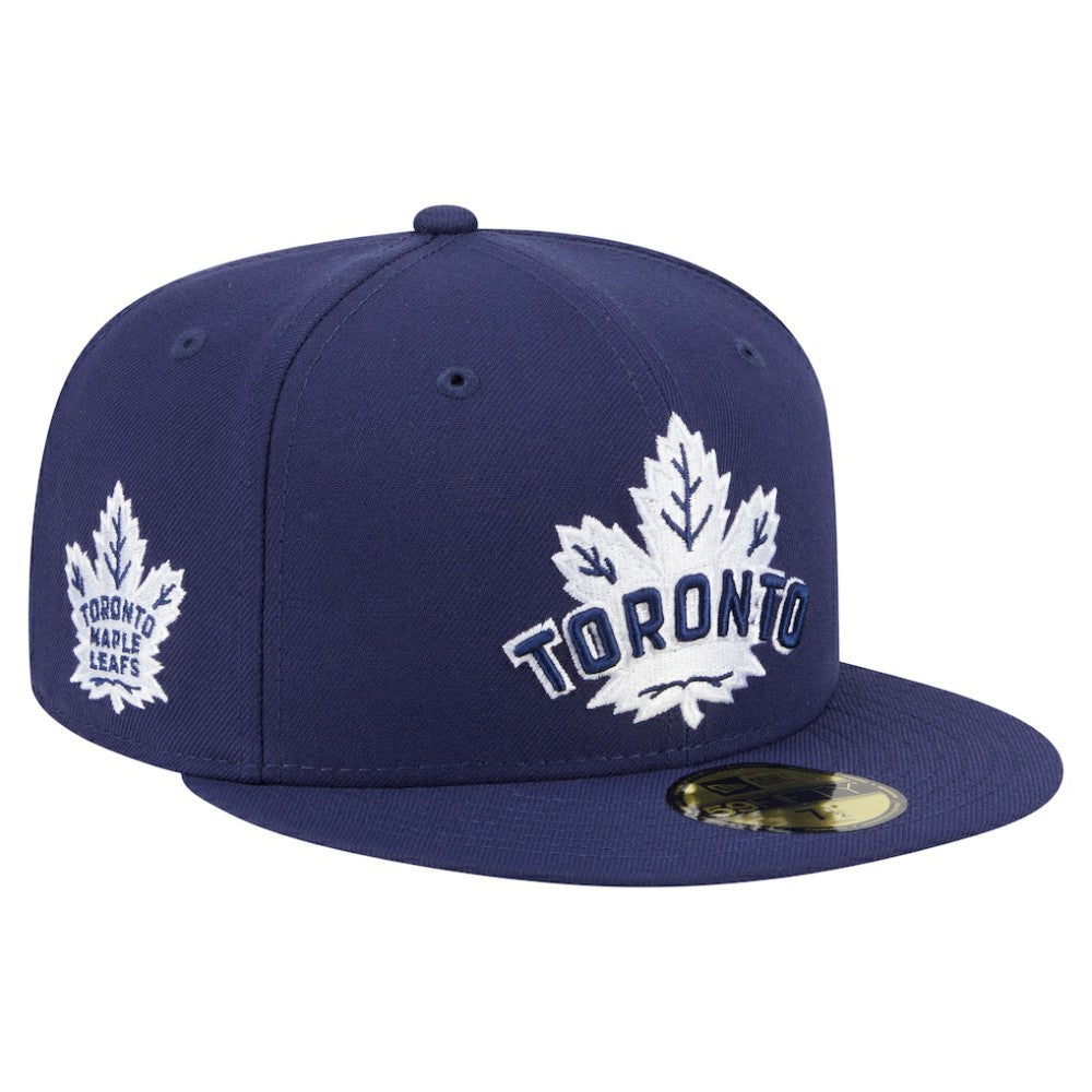 NHL Navy Toronto Maple Leafs New Era Deceptor 59FIFTY Fitted Hat