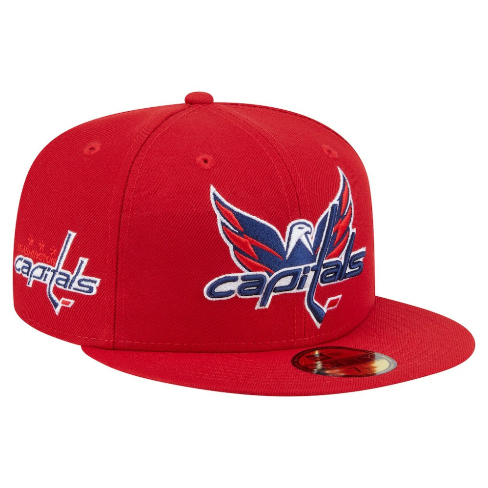 NHL Red Washington Capitals New Era Deceptor 59FIFTY Fitted Hat