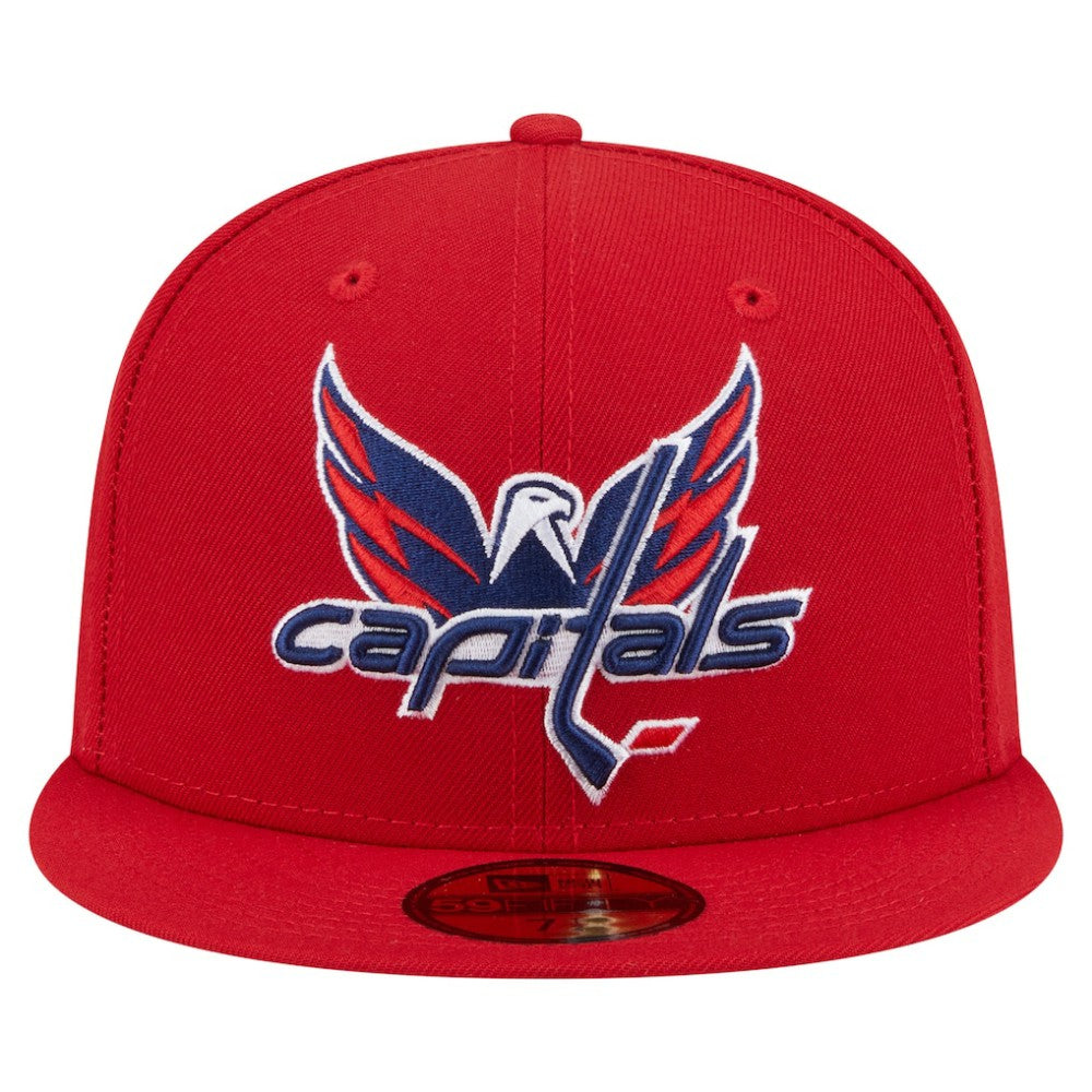 NHL Red Washington Capitals New Era Deceptor 59FIFTY Fitted Hat