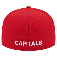 NHL Red Washington Capitals New Era Deceptor 59FIFTY Fitted Hat