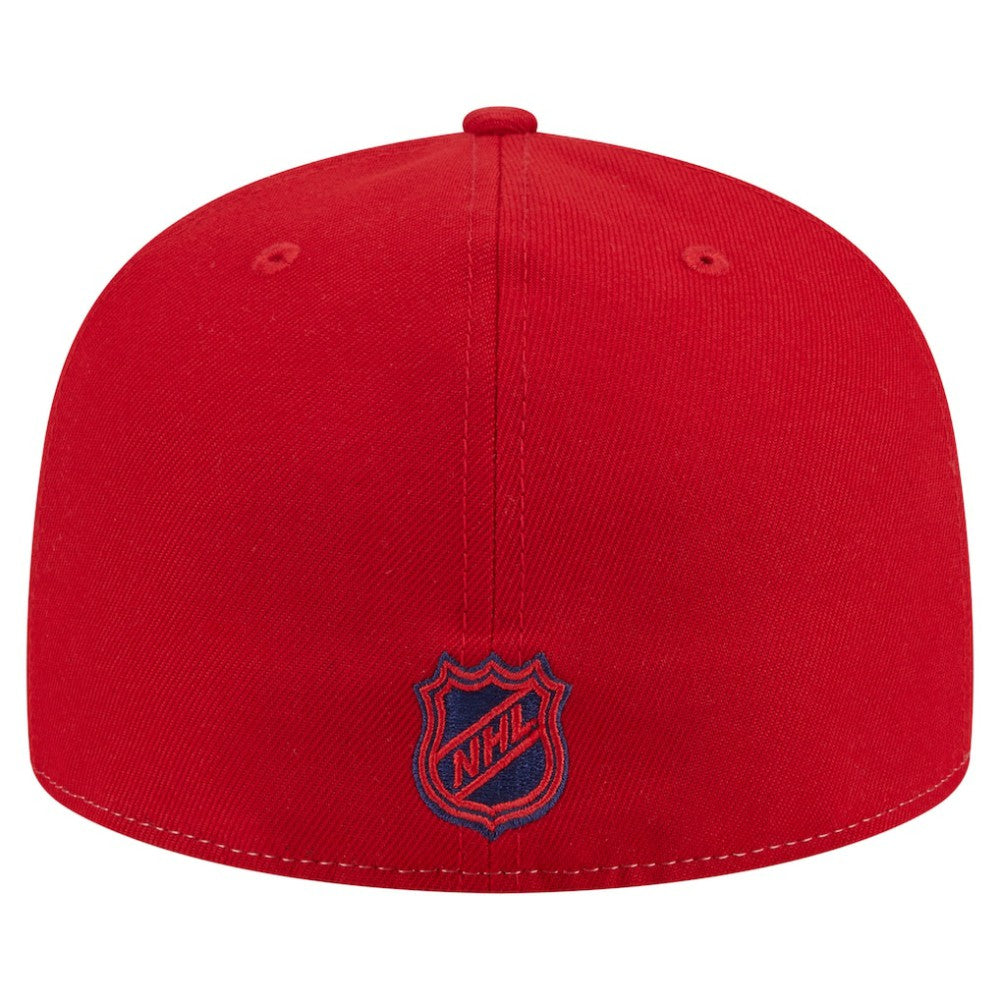 NHL White/Red Washington Capitals New Era Repeat Two-Tone 59FIFTY Fitted Hat