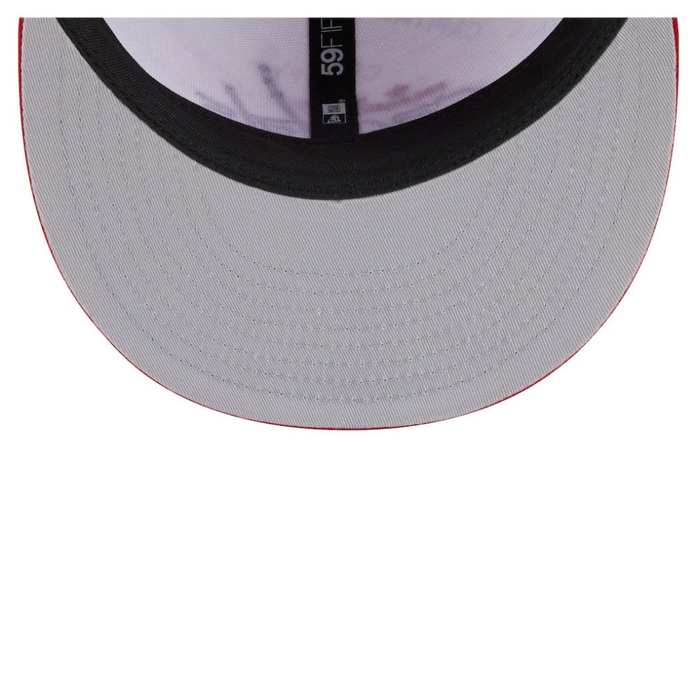 NHL White/Red Washington Capitals New Era Repeat Two-Tone 59FIFTY Fitted Hat