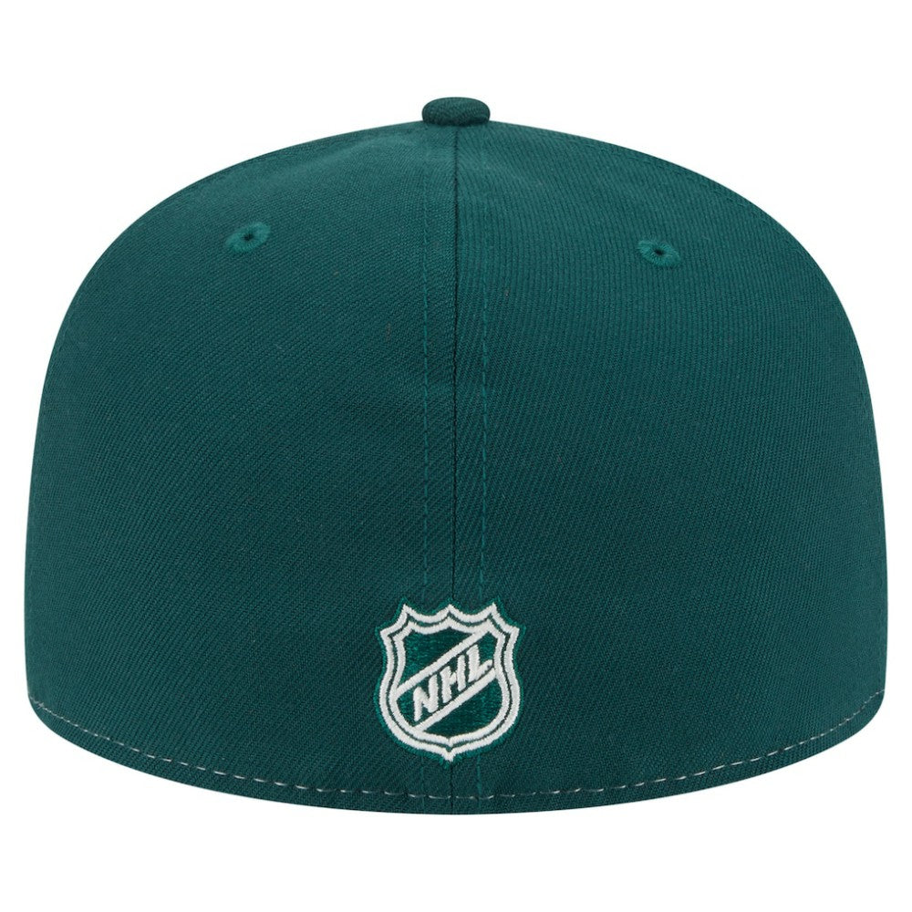 NHL White/Green Minnesota Wild New Era Repeat Two-Tone 59FIFTY Fitted Hat