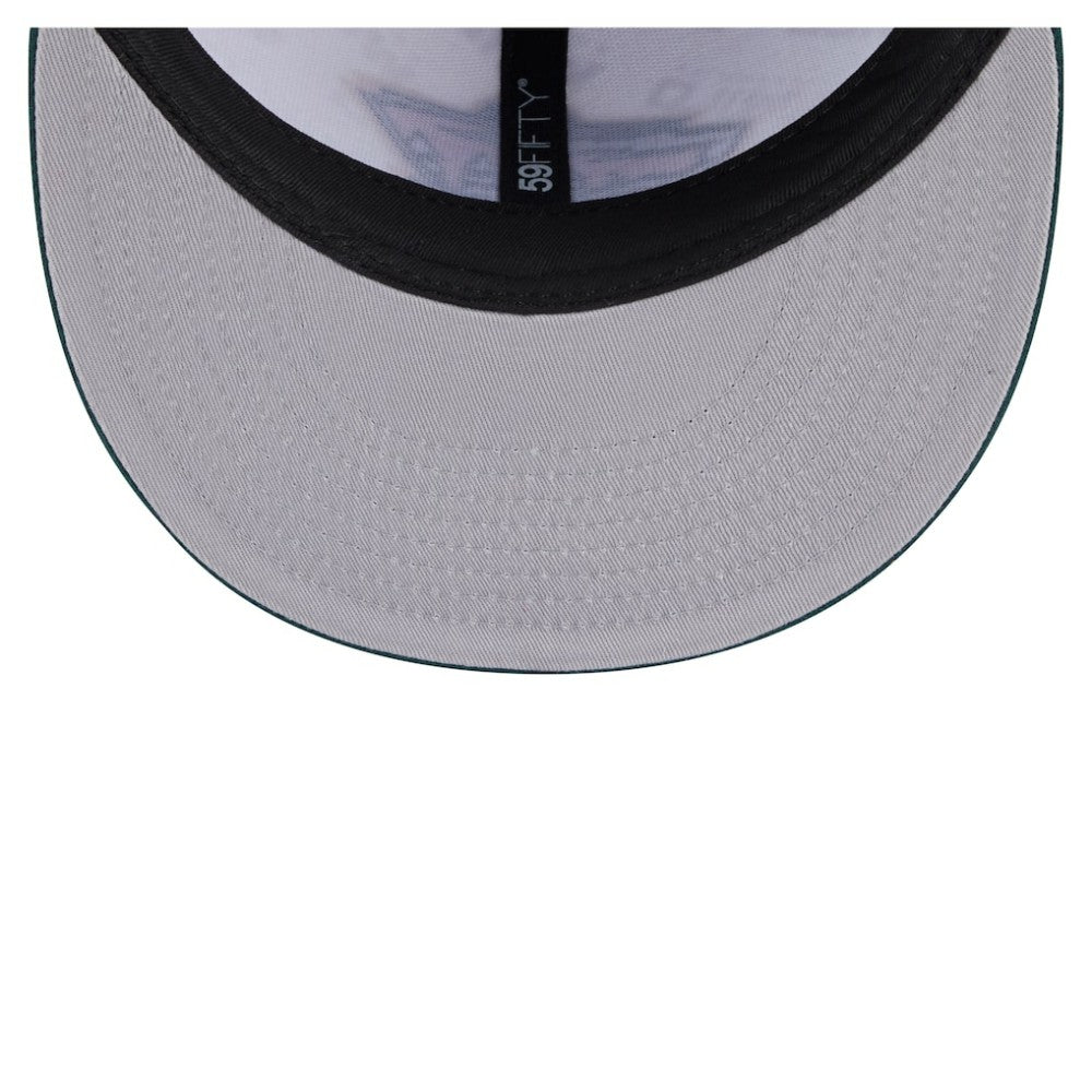 NHL White/Green Minnesota Wild New Era Repeat Two-Tone 59FIFTY Fitted Hat