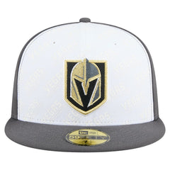 NHL White/Gray Vegas Golden Knights New Era Repeat Two-Tone 59FIFTY Fitted Hat