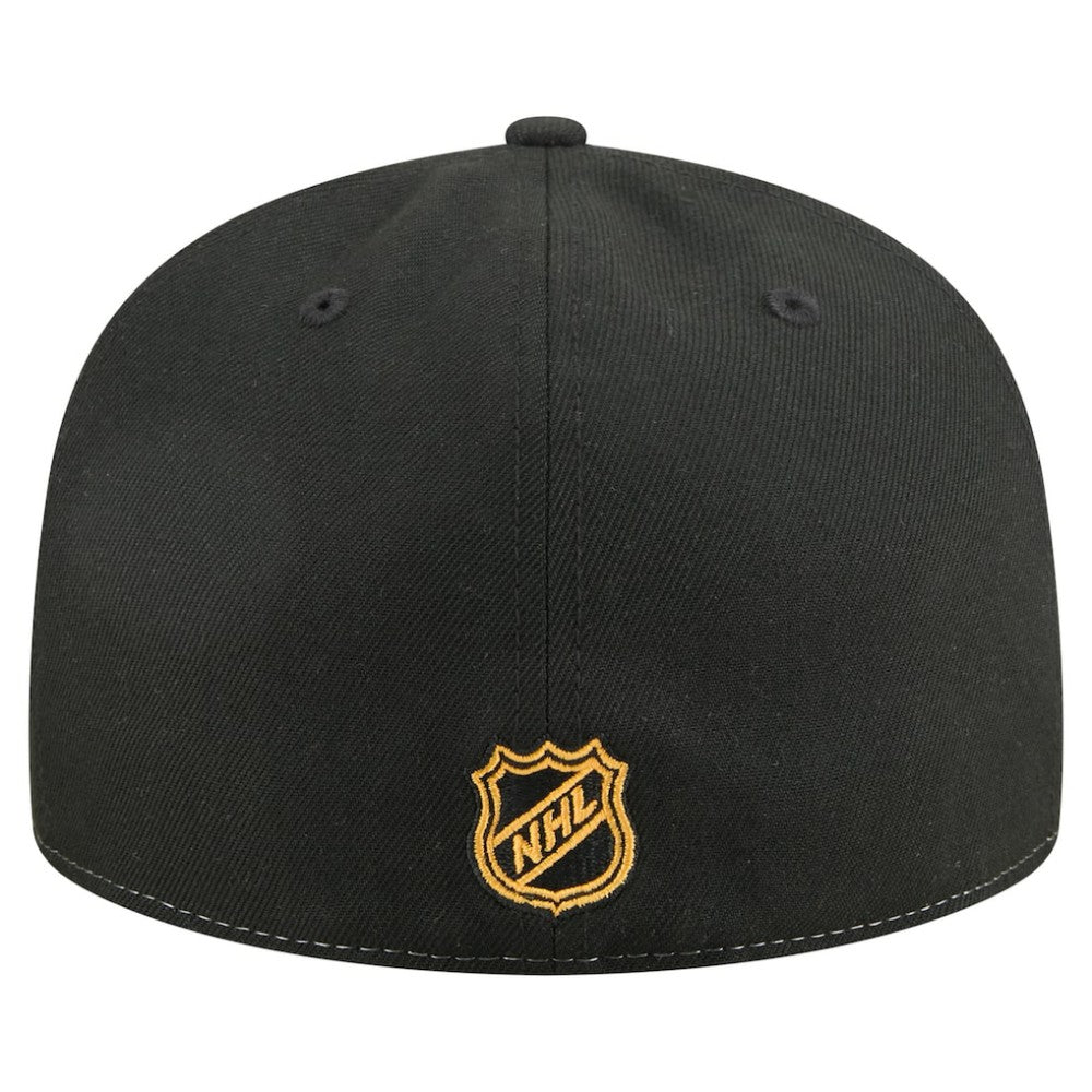 NHL White/Black Boston Bruins New Era Repeat Two-Tone 59FIFTY Fitted Hat