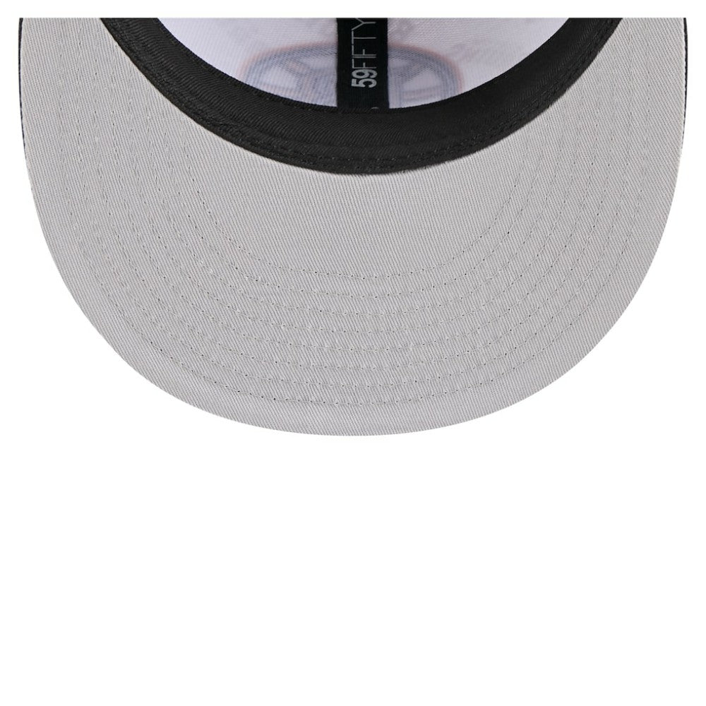NHL White/Black Boston Bruins New Era Repeat Two-Tone 59FIFTY Fitted Hat