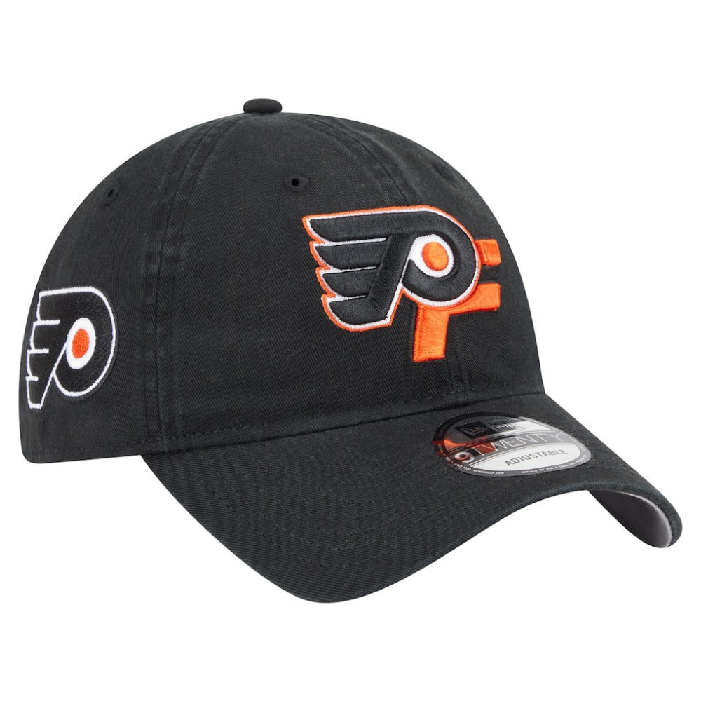 NHL Black Philadelphia Flyers New Era Deceptor 9TWENTY Adjustable Hat