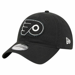 NHL Black Philadelphia Flyers New Era Stamp Fabric Applique 9TWENTY Adjustable Hat
