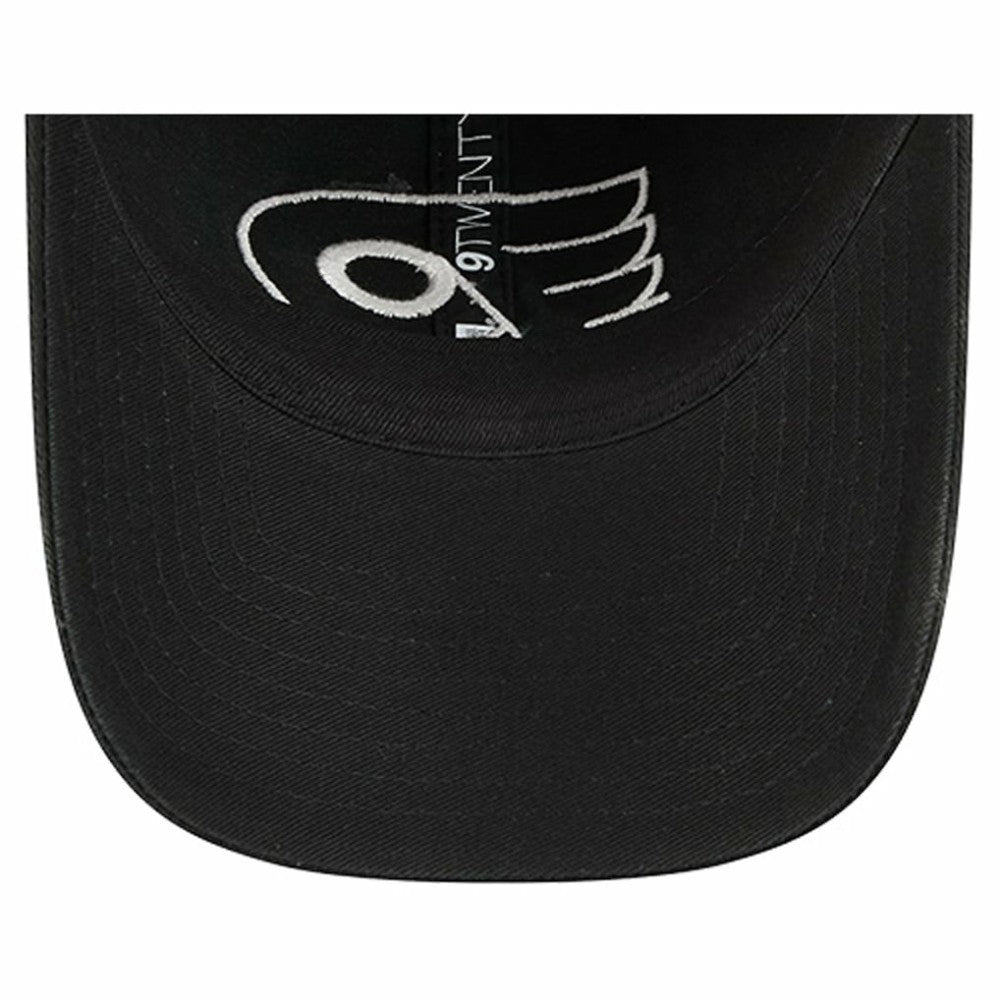 NHL Black Philadelphia Flyers New Era Stamp Fabric Applique 9TWENTY Adjustable Hat