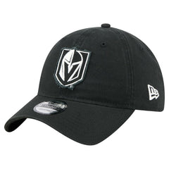 NHL Black Vegas Golden Knights New Era Stamp Fabric Applique 9TWENTY Adjustable Hat