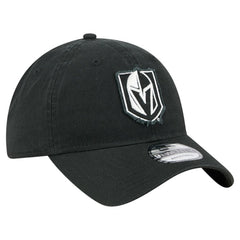NHL Black Vegas Golden Knights New Era Stamp Fabric Applique 9TWENTY Adjustable Hat