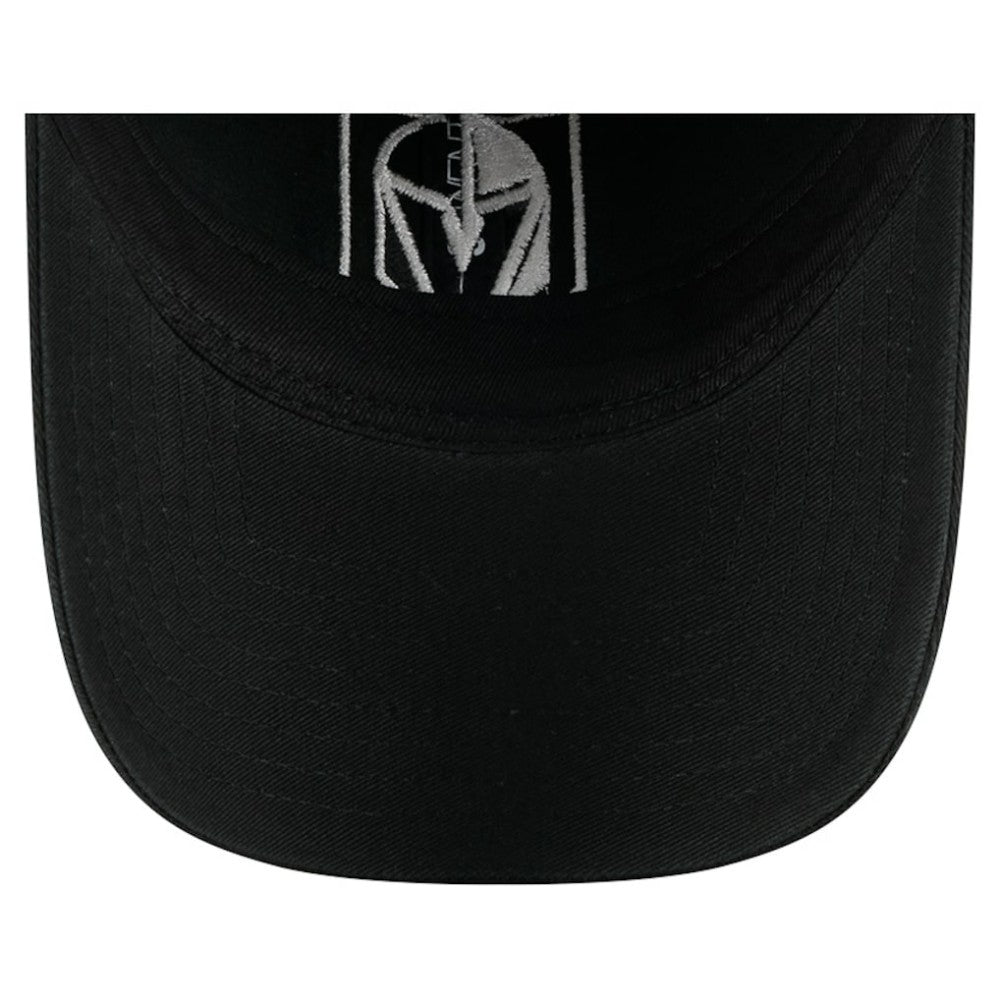 NHL Black Vegas Golden Knights New Era Stamp Fabric Applique 9TWENTY Adjustable Hat
