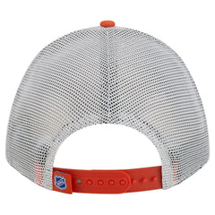NHL Orange/Royal New York Islanders New Era Hockey Sock 9FORTY A-Frame M-Crown Adjustable Trucker Hat