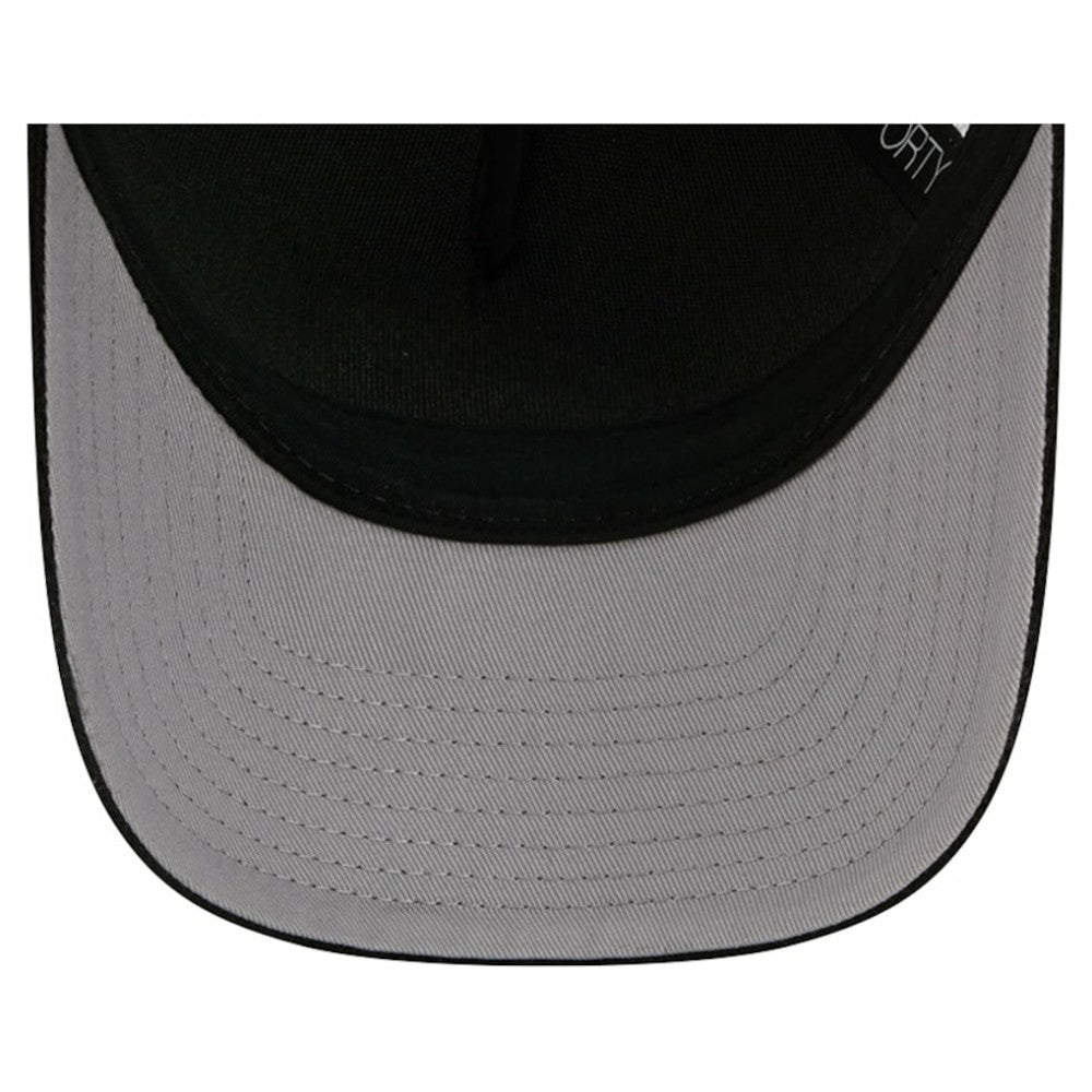 NHL Black/Red New Jersey Devils New Era Hockey Sock 9FORTY A-Frame M-Crown Adjustable Trucker Hat