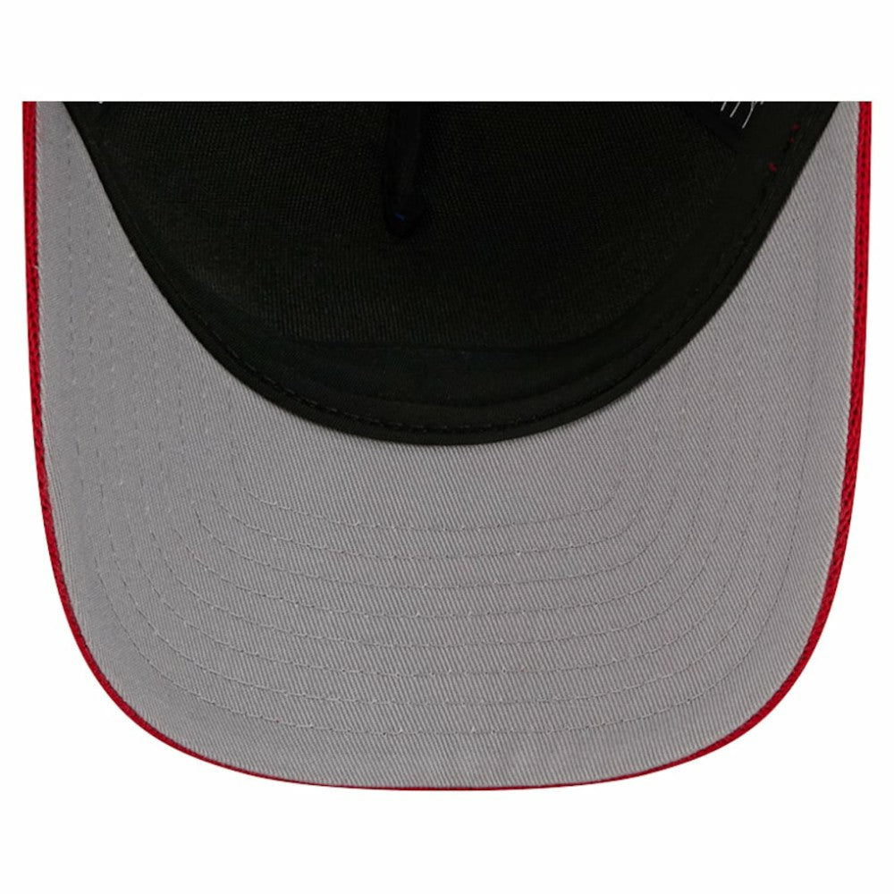 NHL Red/Blue New York Rangers New Era Hockey Sock 9FORTY A-Frame M-Crown Adjustable Trucker Hat