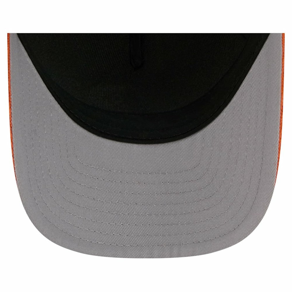 NHL Orange/Black Philadelphia Flyers New Era Hockey Sock 9FORTY A-Frame M-Crown Adjustable Trucker Hat