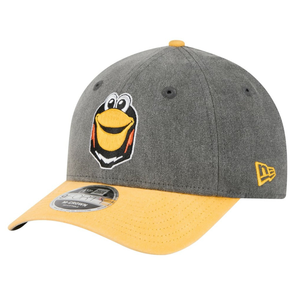 NHL Black/Gold Pittsburgh Penguins New Era Mascot 2-Tone 9FORTY Adjustable Hat