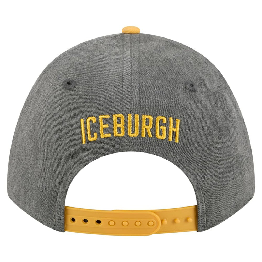 NHL Black/Gold Pittsburgh Penguins New Era Mascot 2-Tone 9FORTY Adjustable Hat