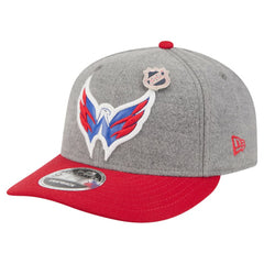 NHL Gray/Red Washington Capitals New Era Wool Pin Low Profile 9FIFTY Snapback Hat
