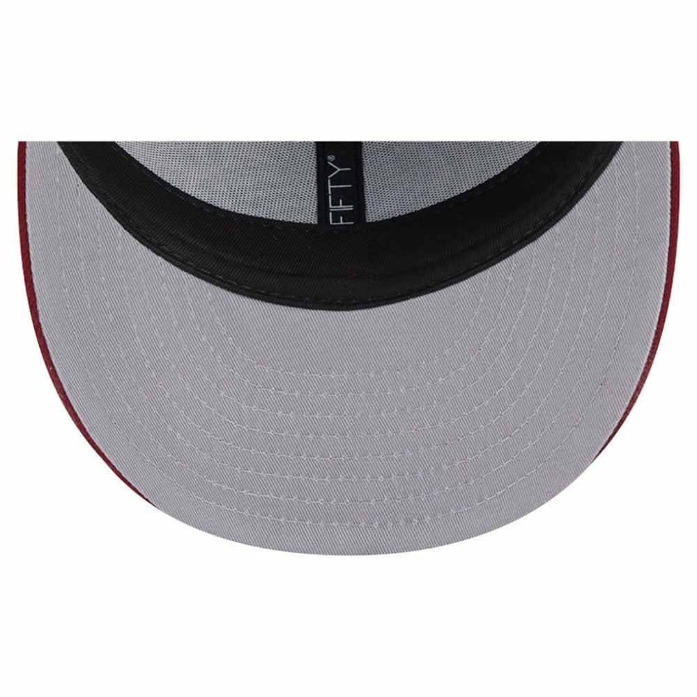 NHL Gray/Burgundy Colorado Avalanche New Era Wool Pin Low Profile 9FIFTY Snapback Hat