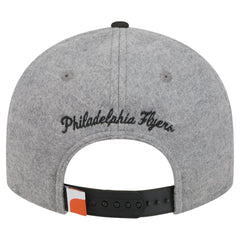 NHL Gray/Black Philadelphia Flyers New Era Wool Pin Low Profile 9FIFTY Snapback Hat