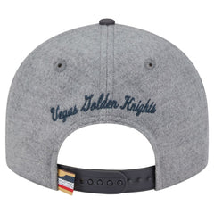 NHL Gray/Black Vegas Golden Knights New Era Wool Pin Low Profile 9FIFTY Snapback Hat