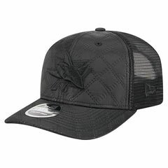 NHL Black San Jose Sharks New Era Quilted Nylon 9SEVENTY Adjustable Trucker Hat