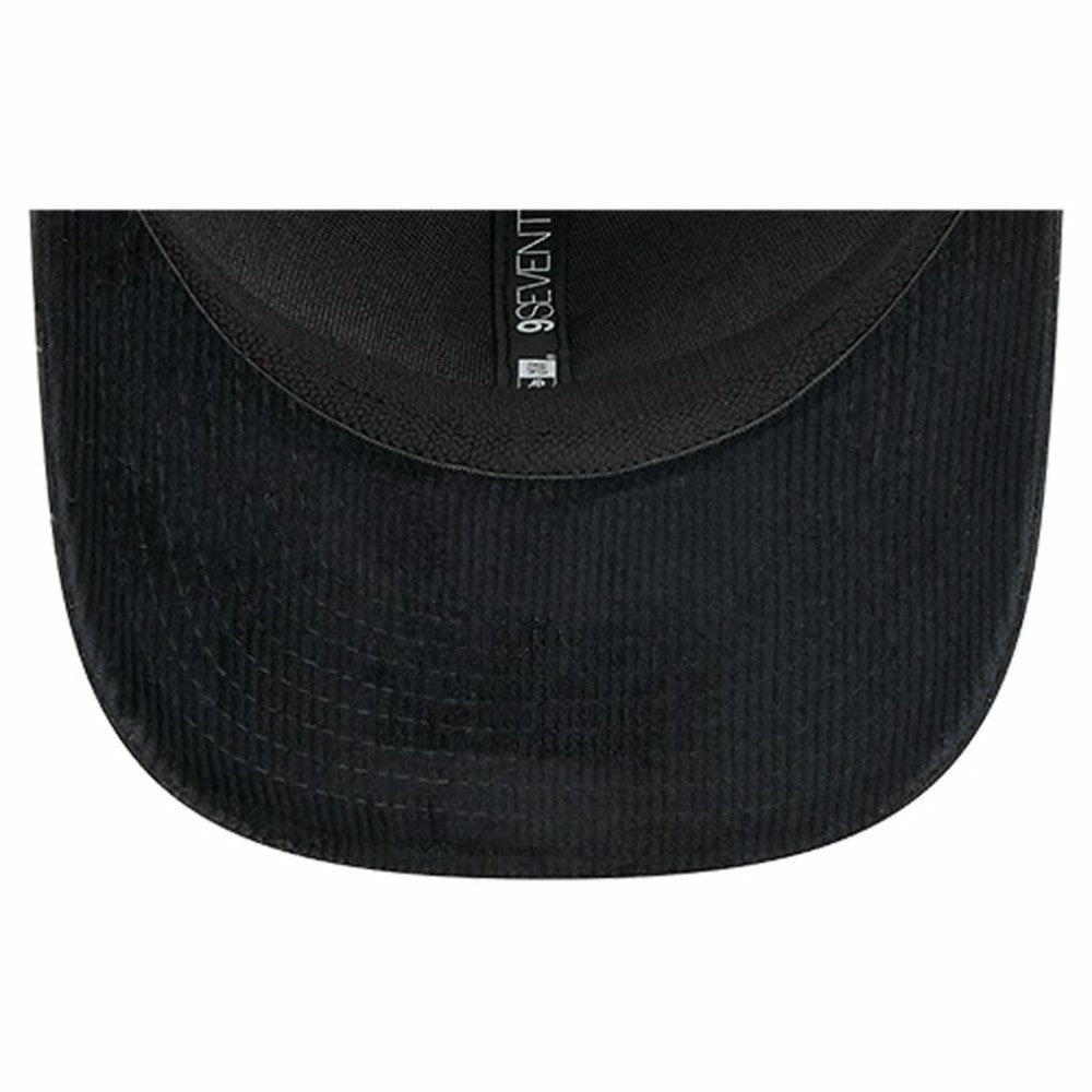 NHL Black San Jose Sharks New Era Quilted Nylon 9SEVENTY Adjustable Trucker Hat