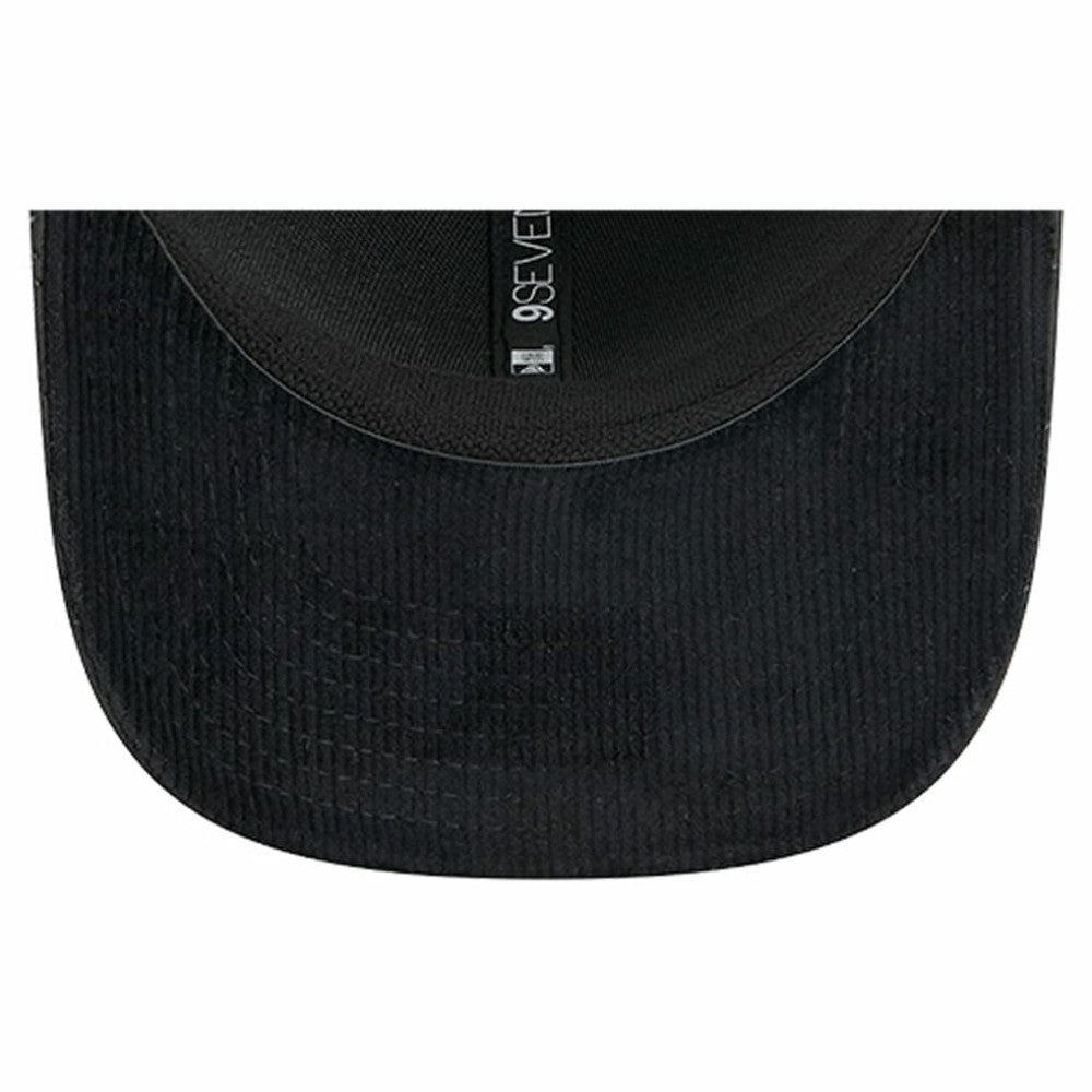 NHL Black Vegas Golden Knights New Era Quilted Nylon 9SEVENTY Adjustable Trucker Hat