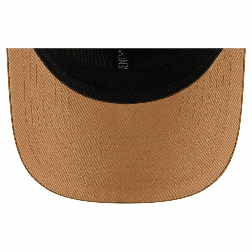 NHL Tan/Light Brown Pittsburgh Penguins New Era Two-Tone Trucker 9SEVENTY Stretch Snap Adjustable Hat