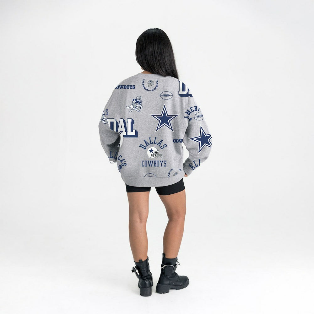 Gameday Couture Women's Always On Repeat Fleece Sweatshirt - Dallas Cowboys