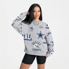Gameday Couture Women's Always On Repeat Fleece Sweatshirt - Dallas Cowboys