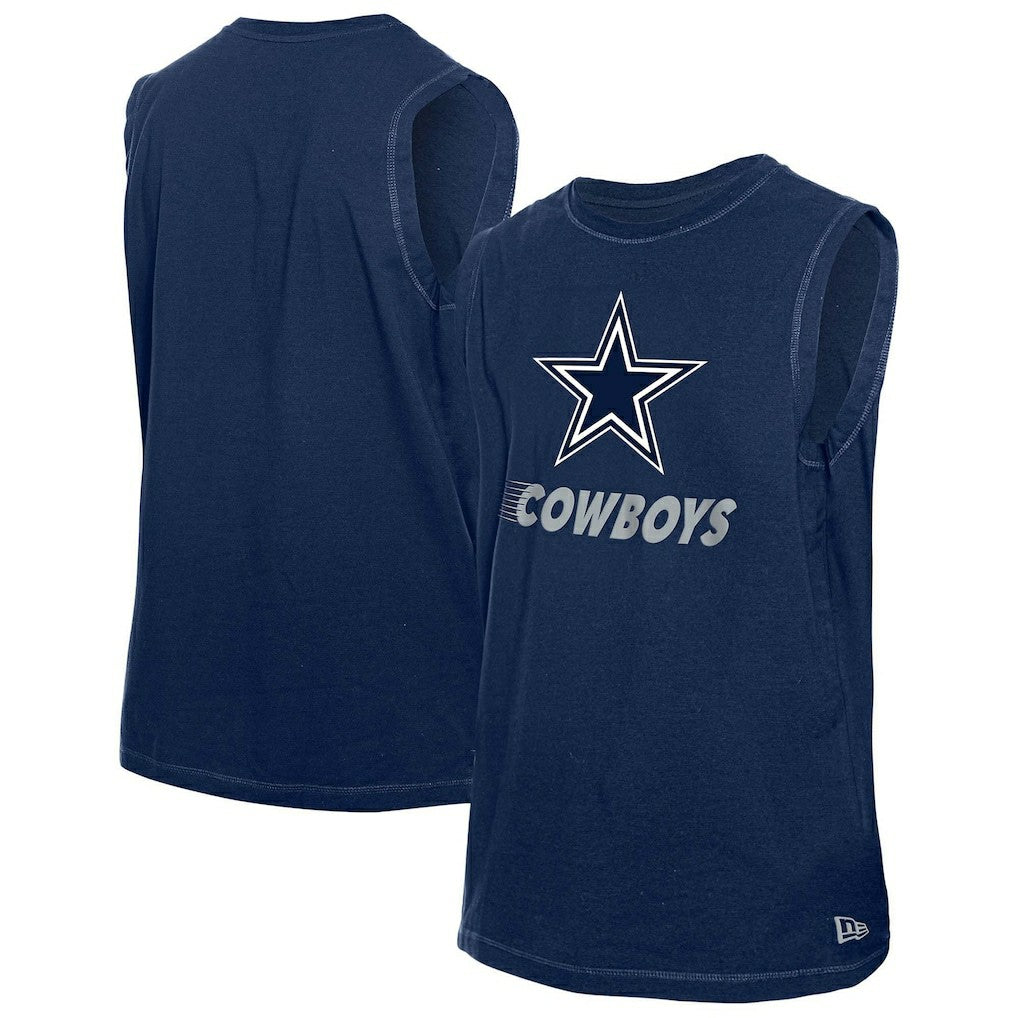Leisure Collection Muscle Tank Top - Dallas Cowboys