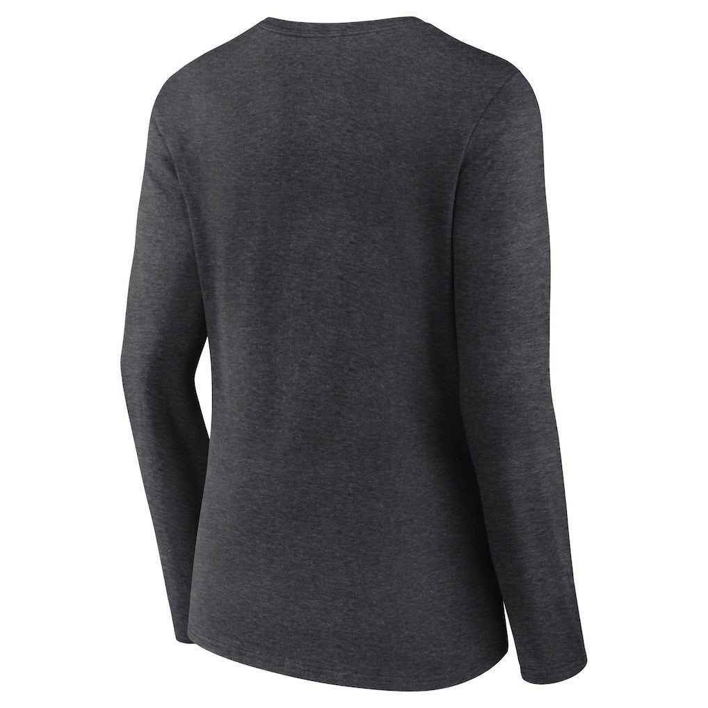 Women's Super Bowl LIX Quick Pass Long Sleeve V-Neck T-Shirt - Philadelphia Eagles