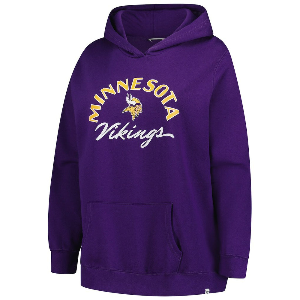 '47 Women's Plus Size Whirlwind Naomi Hoodie - Minnesota Vikings