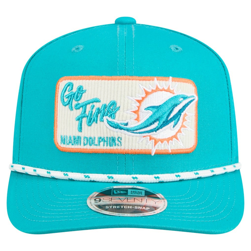 Chant 9SEVENTY Stretch-Snap Hat - Miami Dolphins