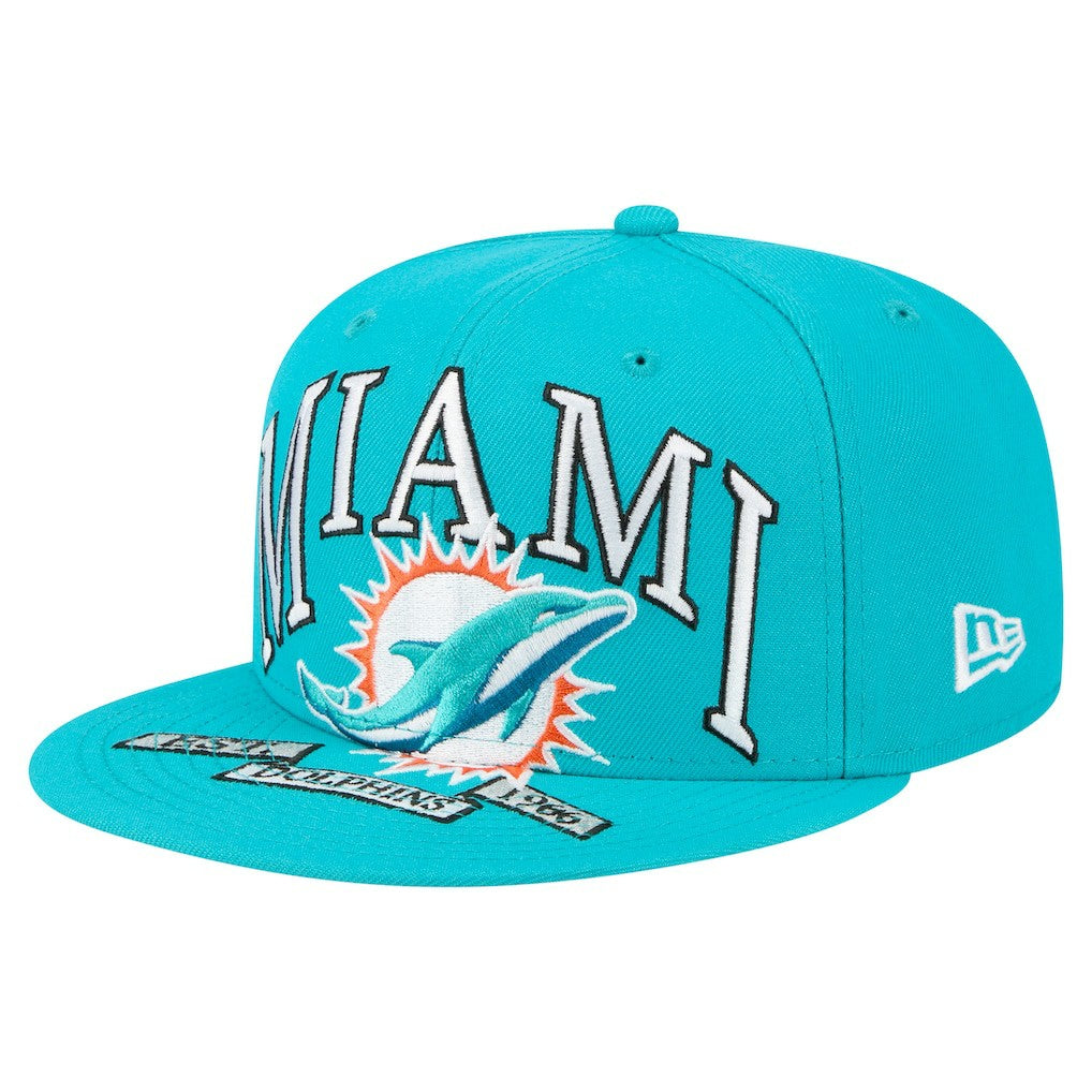 Oversized 59FIFTY Fitted Hat - Miami Dolphins