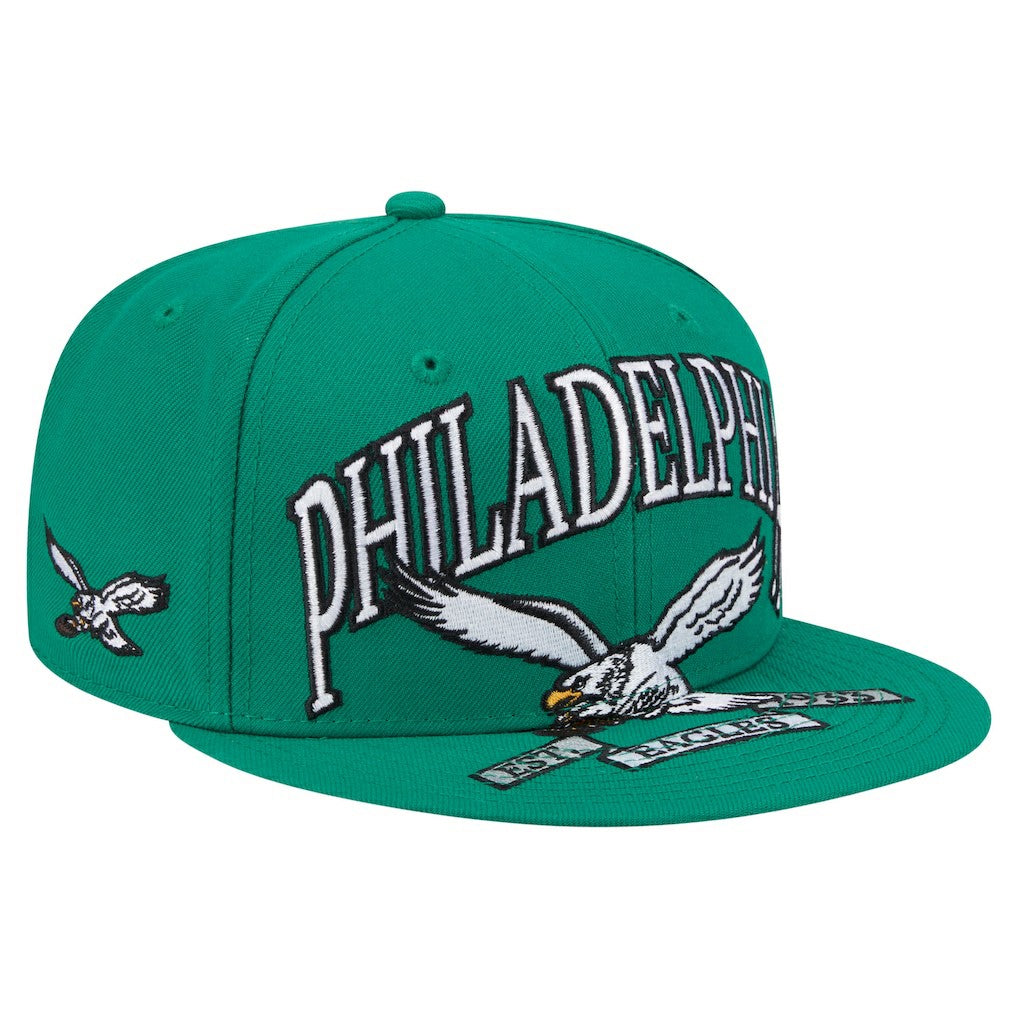 Throwback Oversized 59FIFTY Fitted Hat - Philadelphia Eagles